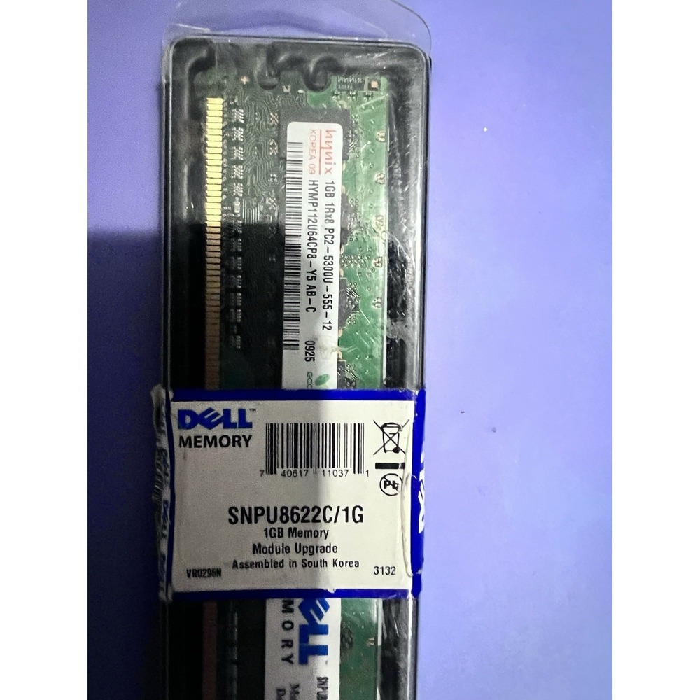 Hynix Desktop RAM Memory Unisex 1GB Green DDR2 667MHz PC2-5300U SNPU8622C/1G